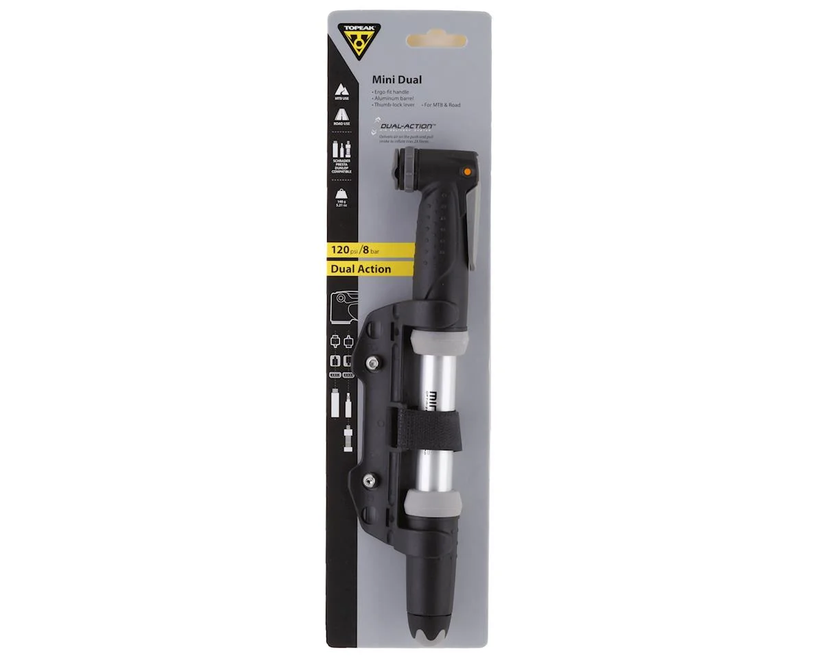 Topeak Mini Dual Pump (Silver/Black) - view 3